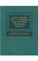 Uvres Completes de J. J. Rousseau