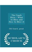 The Coach Horn