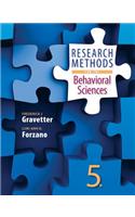 Research Methods for the Behavioral Sciences