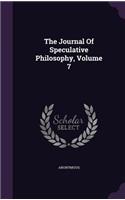 Journal Of Speculative Philosophy, Volume 7: (English)