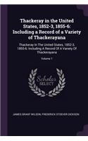 Thackeray in the United States, 1852-3, 1855-6