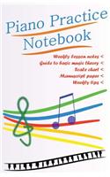 Piano Practice Notebook