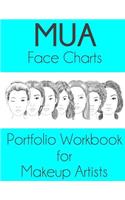 MUA Face Charts Portfolio Workbook for Makeup Artists