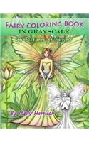 Fairy Coloring Book in Grayscale - Adult Coloring Book by Molly Harrison: Flower Fairies and Celestial Fairies in Grayscale