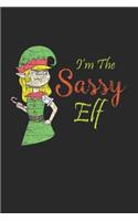 Sassy Elf Notebook: Diary Journal 6x9 inches with 120 Dot Grid Pages