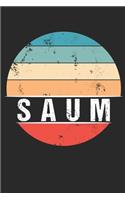 Saum: 100 Pages 6 'x 9' -Dot Graph Paper Journal Manuscript - Planner - Scratchbook - Diary