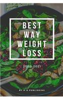 best way weight loss 2020-2021
