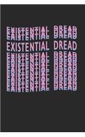 Existential Dread: 120 Pages 6 'x 9' -Dot Graph Paper Journal Manuscript - Planner - Scratchbook - Diary