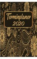 Terminplaner 2020: Wochenplaner zum notieren, organisieren und planen ca. DIN A5 6x9. Kalender / Terminkalender / Monats- / Tagesübersicht / Kontakt- / Geburtstags lis