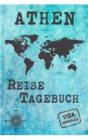 Athen Reise Tagebuch: Notizbuch 120 Seiten DIN A5 - Städtereise Urlaubsplaner Reisetagebuch Abschiedsgeschenk Stadt Reise