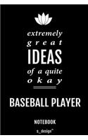 Notebook for Baseball Players / Baseball Player