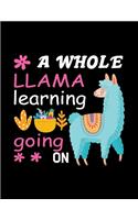 A whole llama learning going on: Track And Plan Your Meals Weekly (53 Week Food Planner / Diary / Log / Journal / Calendar): Meal Prep And Planning Grocery List