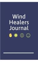 Wind Healers Journal: A Blank Lined Writing Notebook for Energy Healing and Alternative Therapy