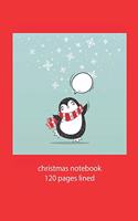christmas notebook 120 pages lined: christmas notebook lined christmas diary christmas booklet christmas recipe book penguin notebook ruled christmas journal 120 pages 6x9 inches ca. D