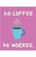No Coffee No Workee