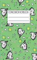 Composition Notebook: Awesome Composition NoteBook; Cool Journal; Back to School; Wide Ruled Blank Lined for Students, Kids, Grade School or Teacher Class Study Notebook (Cute Unicorn Pattern Composition Books)