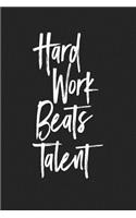 Hard Work Beats Talent