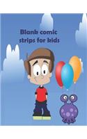 Blank Comic Strips for Kids