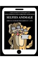 Libro da colorare per bambini di 7+ anni(Selfies animale)