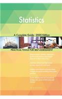 Statistics A Complete Guide - 2020 Edition