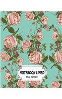 Notebook Lined Floral5