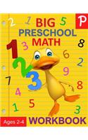 Big Preschool Math Workbook Ages 2-4