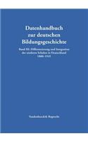 Differenzierung Und Integration Der Niederen Schulen in Deutschland 1800-1945