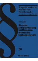 Die Neue Skripturhaftung Bei Konnossementen Im Seehandelsrecht