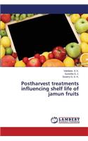 Postharvest treatments influencing shelf life of jamun fruits