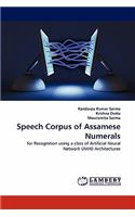 Speech Corpus of Assamese Numerals