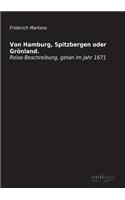 Von Hamburg, Spitzbergen Oder Gronland.