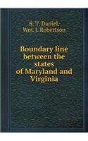 Boundary Line Between the States of Maryland and Virginia