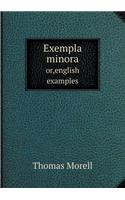 Exempla minora or, english examples: (English)