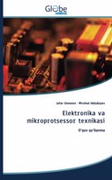 Elektronika va mikroprotsessor texnikasi