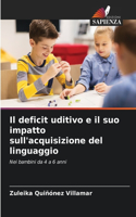 deficit uditivo e il suo impatto sull'acquisizione del linguaggio