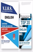 TOP NIOS Class 12 English T - 302 Chapterwise Solved Sample Papers + TOP 20 Most Important Question Answers (Mini Book) - Set of 2 Books