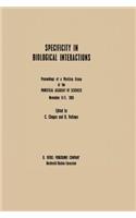 Specificity in Biological Interactions