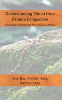 Understanding Pāṇini from Pāṇini's Perspective