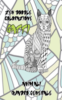 Zen Doodle Colorazione - Quadro generale - Animali - Gatti
