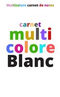 Multicolore carnet de notes