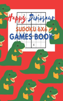 Happy Dinosaur Sudoku 6x6 Games Book