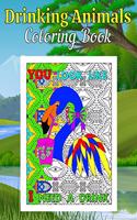 Drinking Animals Coloring Book