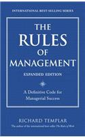 Rules of Management, Expanded Edition, The: A Definitive Code for Managerial Success(Richard Templar's Rules)
