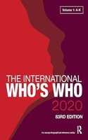 The International Who's Who 2020 volume 1