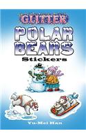 Glitter Polar Bears Stickers