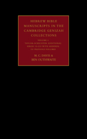 Hebrew Bible Manuscripts in the Cambridge Genizah Collections: Volume 4, Taylor-Schechter Additional Series 32-225, with Addenda to Previous Volumes