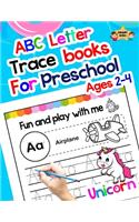 ABC letter trace books for preschool ages 2-4: early learning activity book(1 Children's Activity Books)