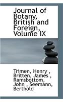 Journal of Botany, British and Foreign, Volume IX