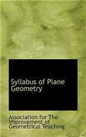 Syllabus of Plane Geometry