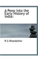 A Peep Into the Early History of India